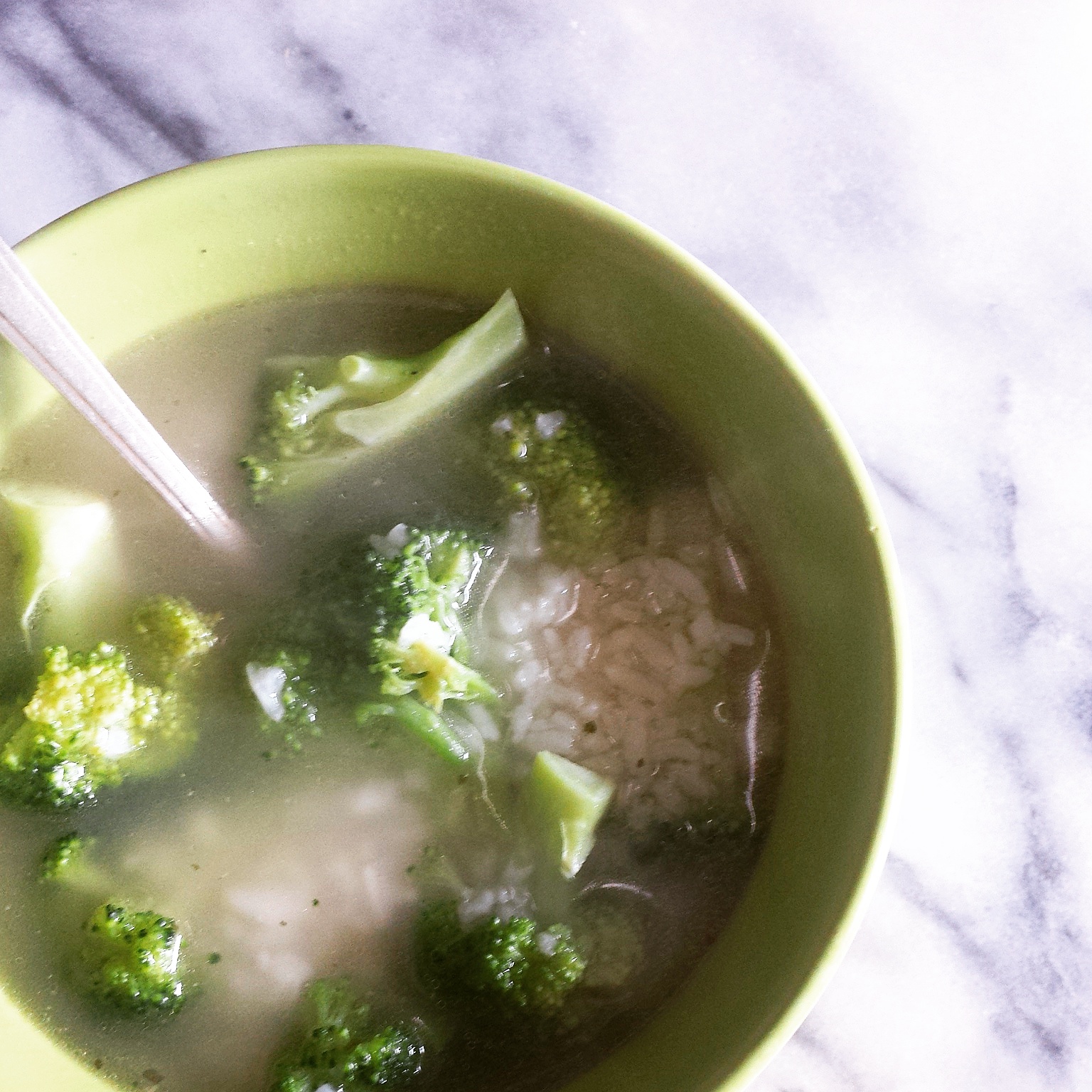 broccoli and rice soup