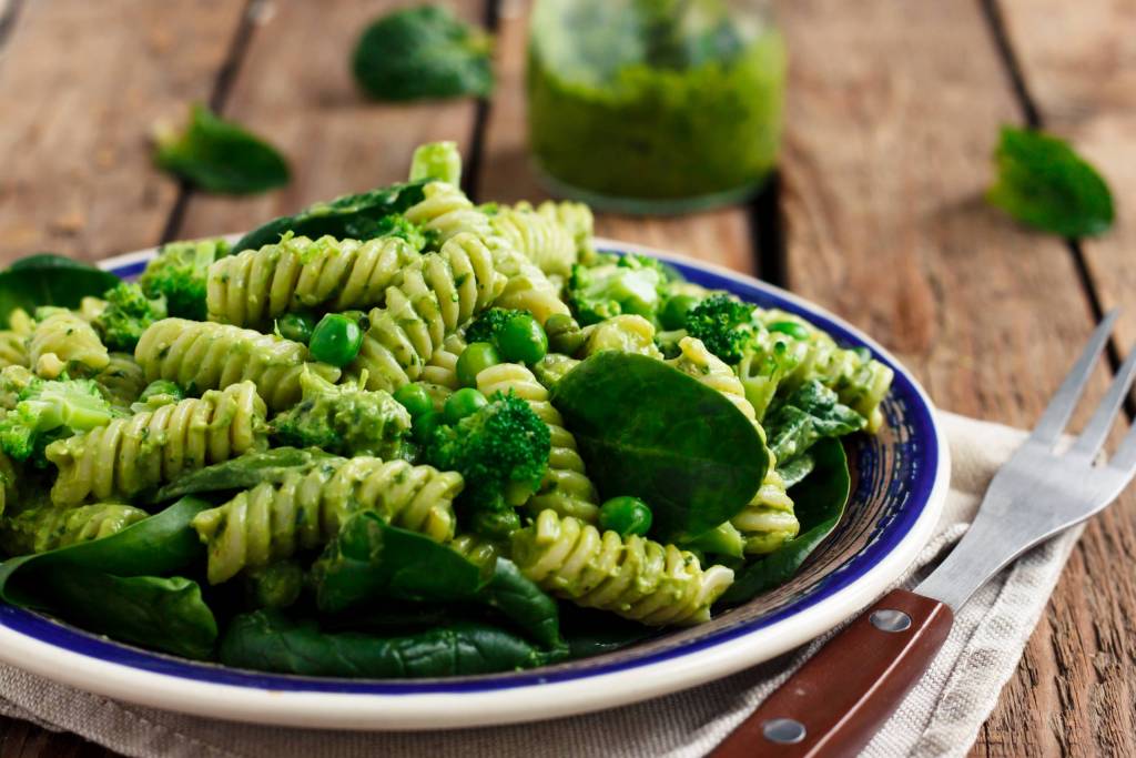Adding green food coloring offers a new spin on cheesy pasta.