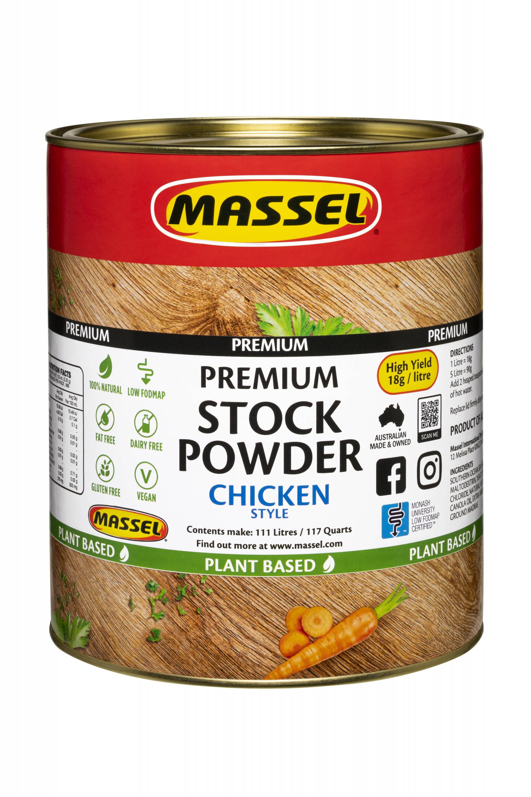 Massel Premium Stock Powder Chicken Style 2KG Massel